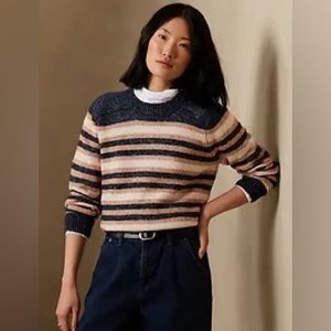 Banana Republic Women’s Stripe Pullover Sweater